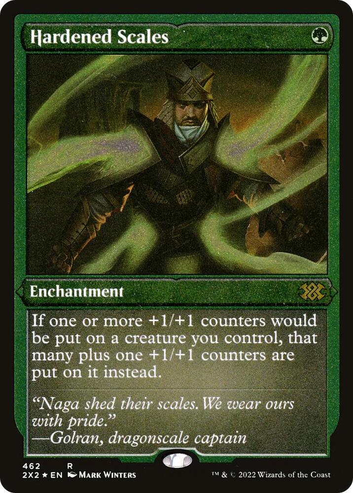 Hardened Scales (Foil Etched) (462) [Double Masters 2022]
