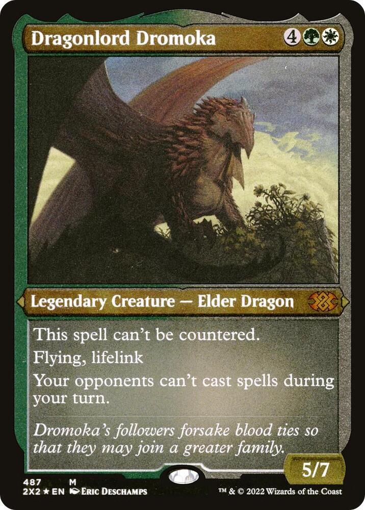 Dragonlord Dromoka (Foil Etched) (487) [Double Masters 2022]