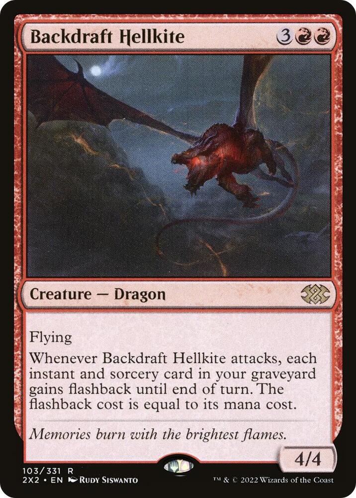 Backdraft Hellkite (103) [Double Masters 2022]