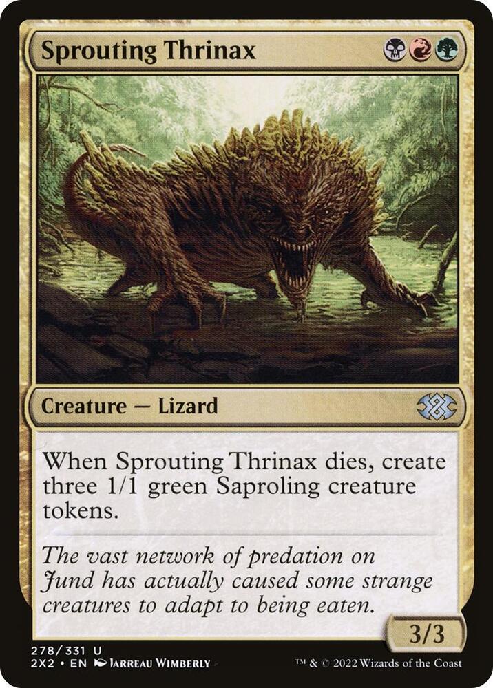 Sprouting Thrinax (278) [Double Masters 2022]