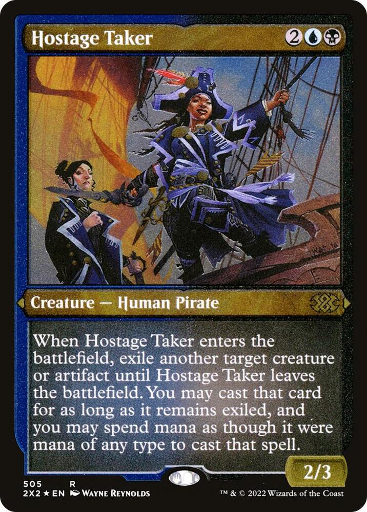 Hostage Taker (Foil Etched) (505) [Double Masters 2022]