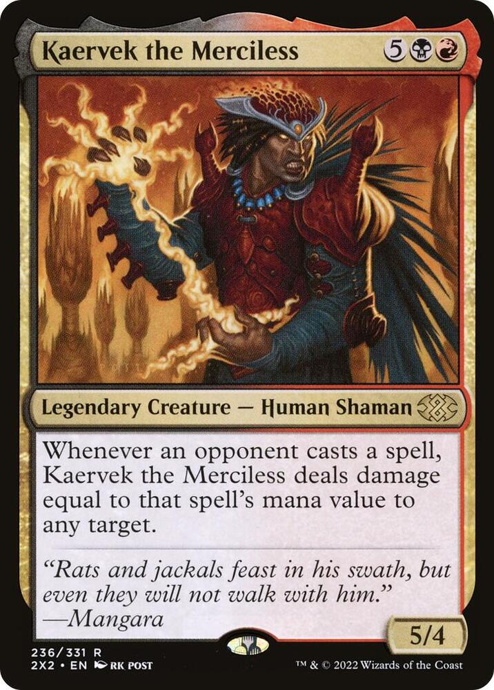 Kaervek the Merciless (236) [Double Masters 2022]