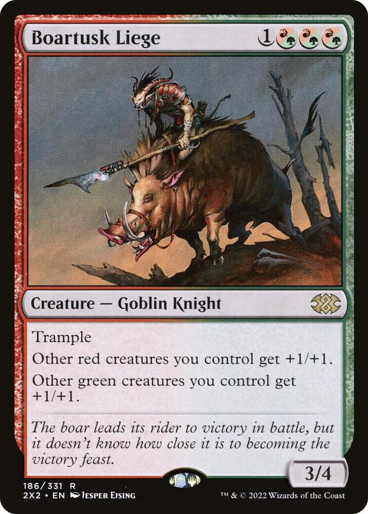 Boartusk Liege (186) [Double Masters 2022]