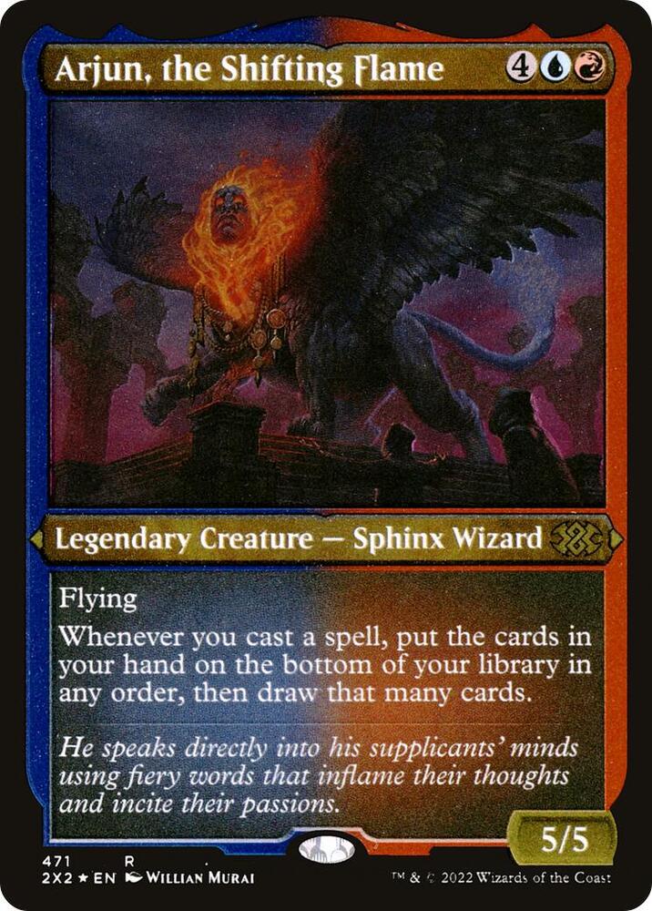 Arjun, the Shifting Flame (Foil Etched) (471) [Double Masters 2022]