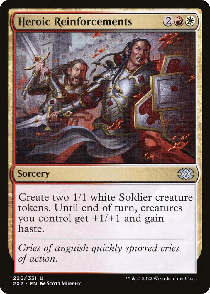 Heroic Reinforcements (226) [Double Masters 2022]