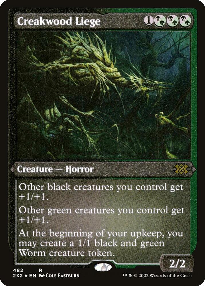 Creakwood Liege (Foil Etched) (482) [Double Masters 2022]