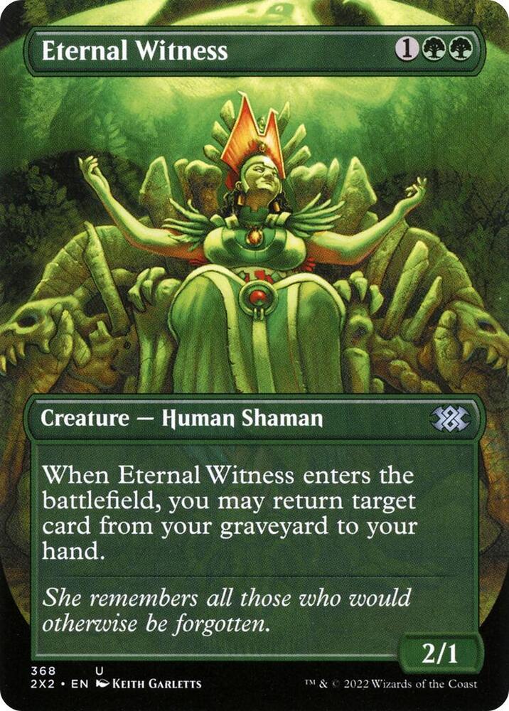 Eternal Witness (Borderless) (368) [Double Masters 2022] [Borderless]