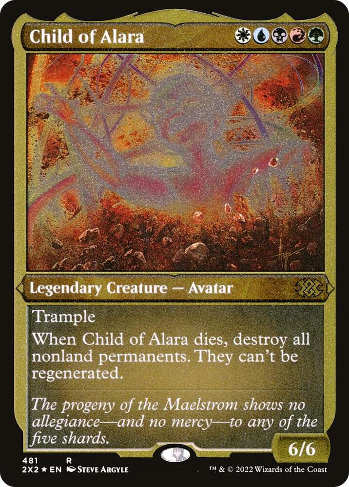 Child of Alara (Foil Etched) (481) [Double Masters 2022]