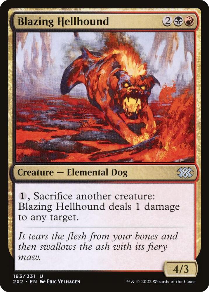 Blazing Hellhound (183) [Double Masters 2022]