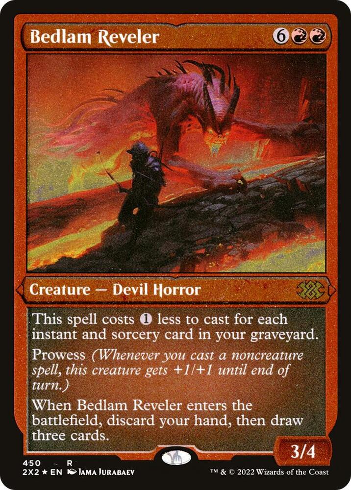 Bedlam Reveler (Foil Etched) (450) [Double Masters 2022]