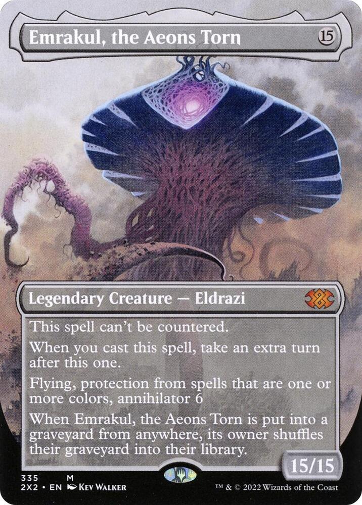 Emrakul, the Aeons Torn (Borderless) (335) [Double Masters 2022] [Borderless]