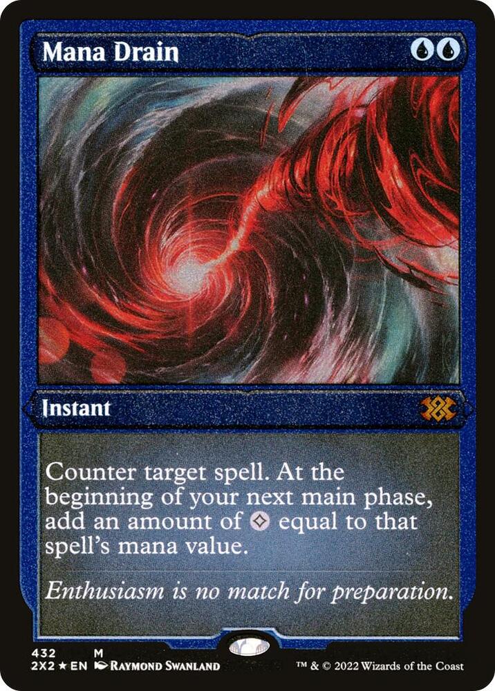 Mana Drain (Foil Etched) (432) [Double Masters 2022]