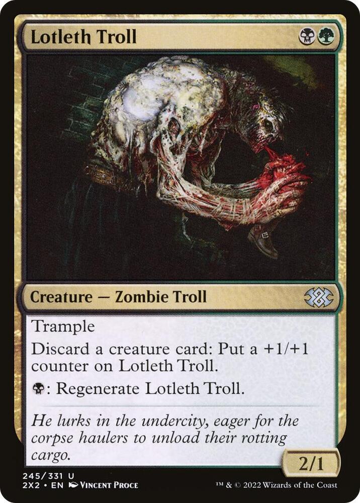 Lotleth Troll (245) [Double Masters 2022]