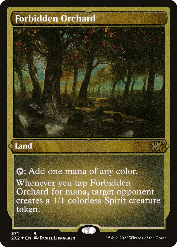 Forbidden Orchard (Foil Etched) (571) [Double Masters 2022] [Etched]