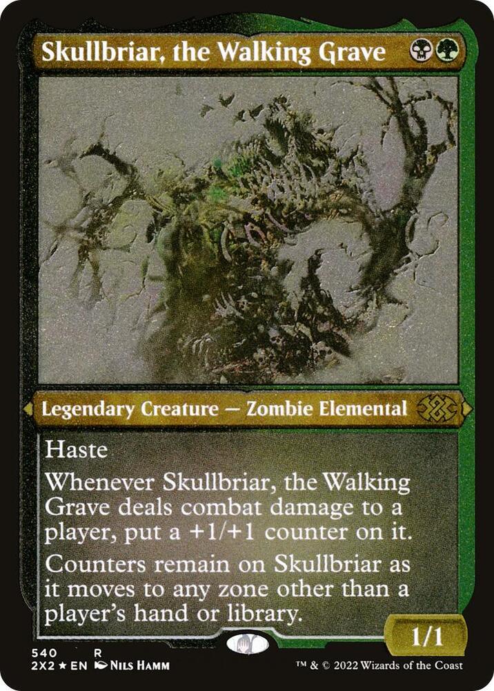Skullbriar, the Walking Grave (Foil Etched) (540) [Double Masters 2022]