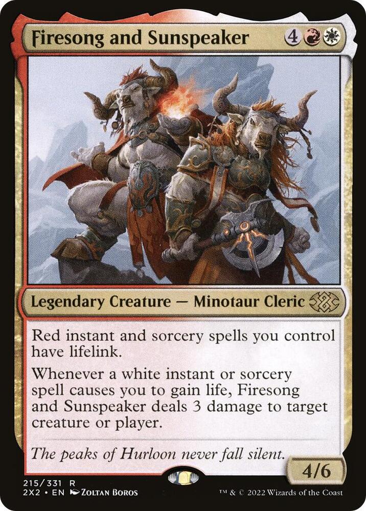 Firesong and Sunspeaker (215) [Double Masters 2022]