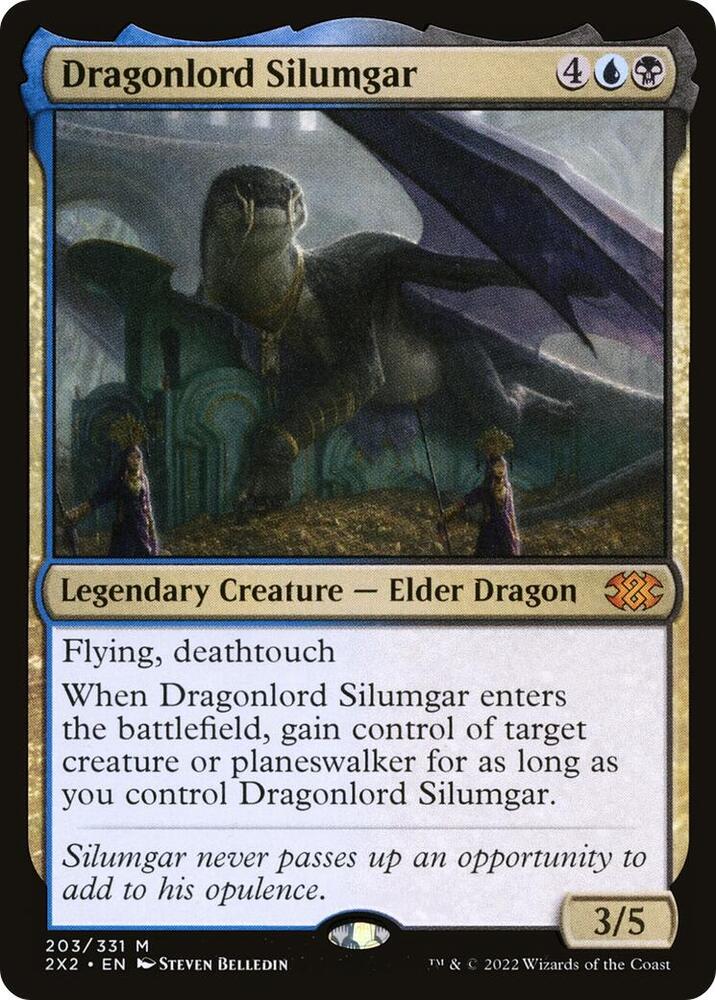 Dragonlord Silumgar (203) [Double Masters 2022]