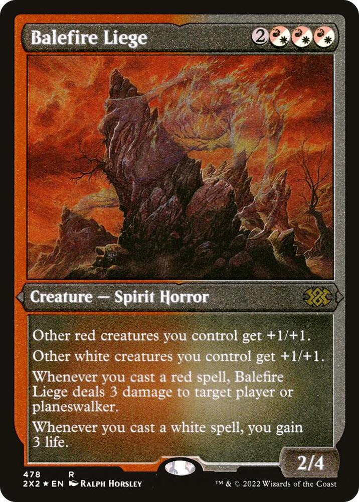 Balefire Liege (Foil Etched) (478) [Double Masters 2022]