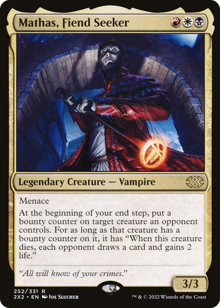 Mathas, Fiend Seeker (252) [Double Masters 2022]
