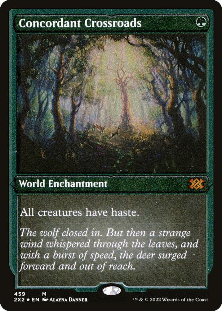 Concordant Crossroads (Foil Etched) (459) [Double Masters 2022]