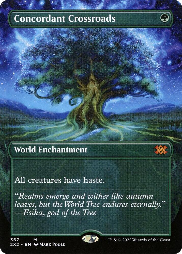 Concordant Crossroads (Borderless) (367) [Double Masters 2022] [Borderless]