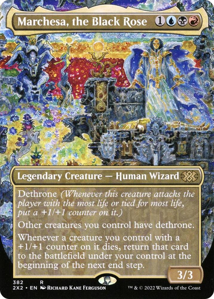 Marchesa, the Black Rose (Borderless) (382) [Double Masters 2022] [Borderless]