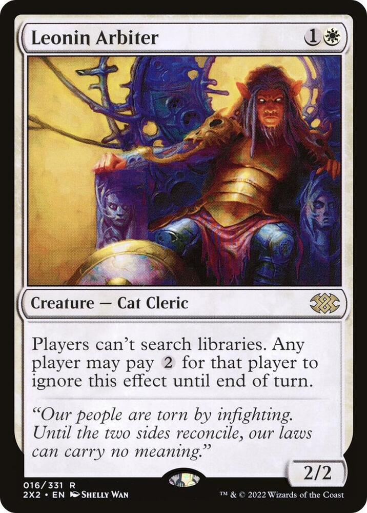 Leonin Arbiter (16) [Double Masters 2022]