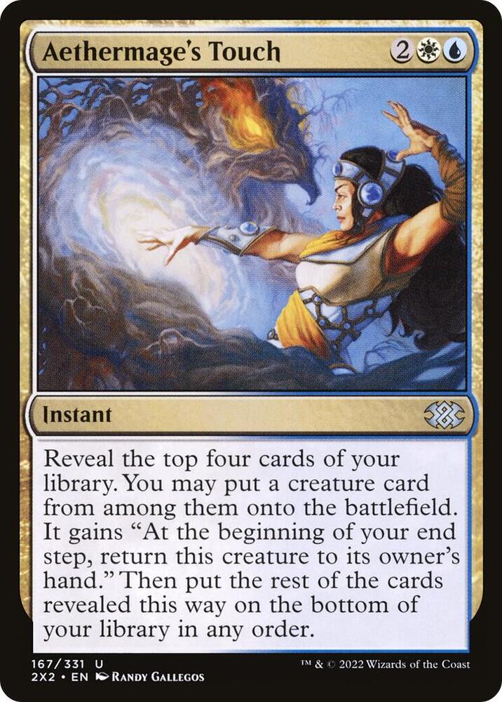 Aethermage's Touch (167) [Double Masters 2022]