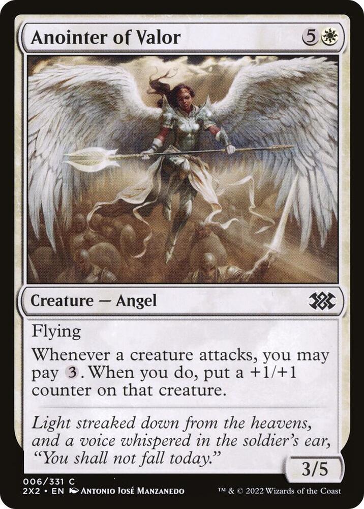 Anointer of Valor (6) [Double Masters 2022]