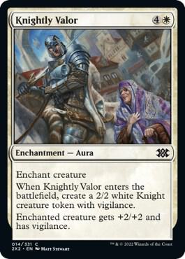Knightly Valor (14) [Double Masters 2022]