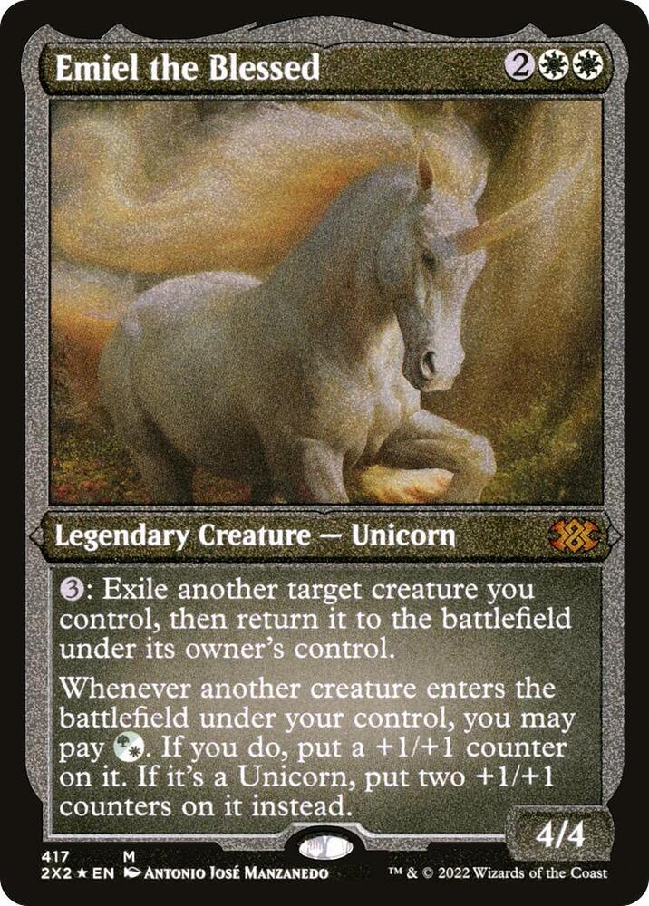 Emiel the Blessed (Foil Etched) (417) [Double Masters 2022]