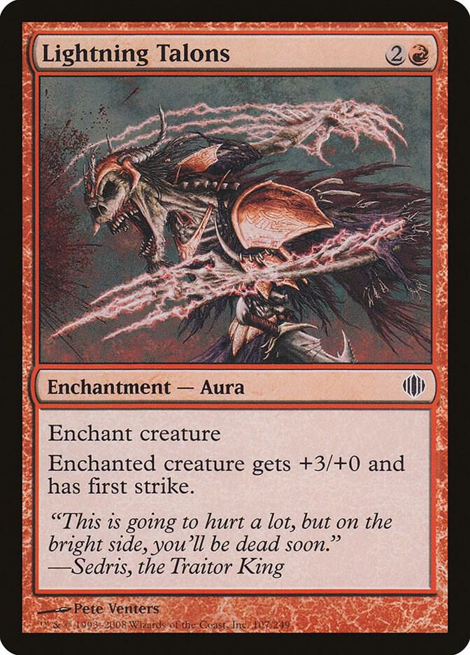Lightning Talons (107) [Shards of Alara]