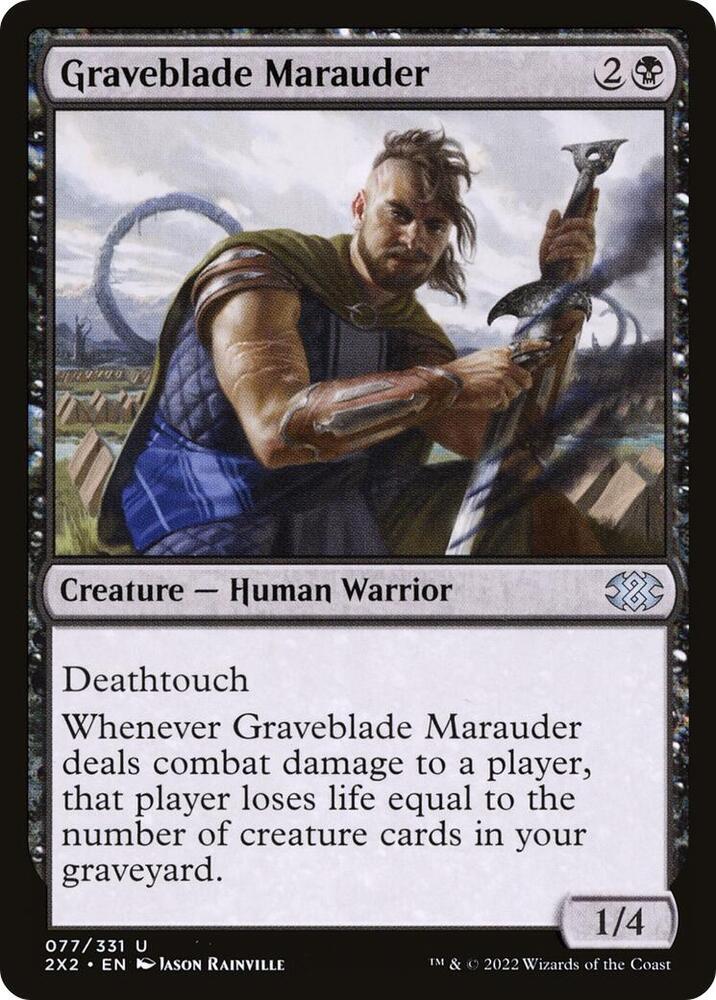 Graveblade Marauder (77) [Double Masters 2022]