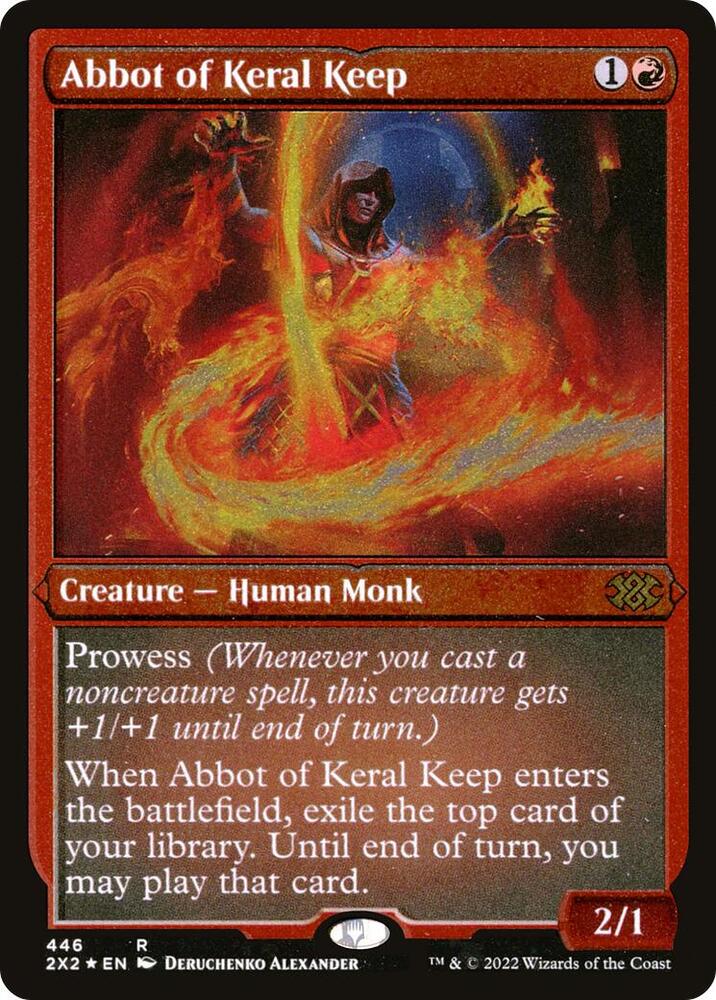 Abbot of Keral Keep (Foil Etched) (446) [Double Masters 2022]