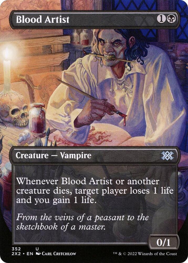 Blood Artist (Borderless) (352) [Double Masters 2022] [Borderless]