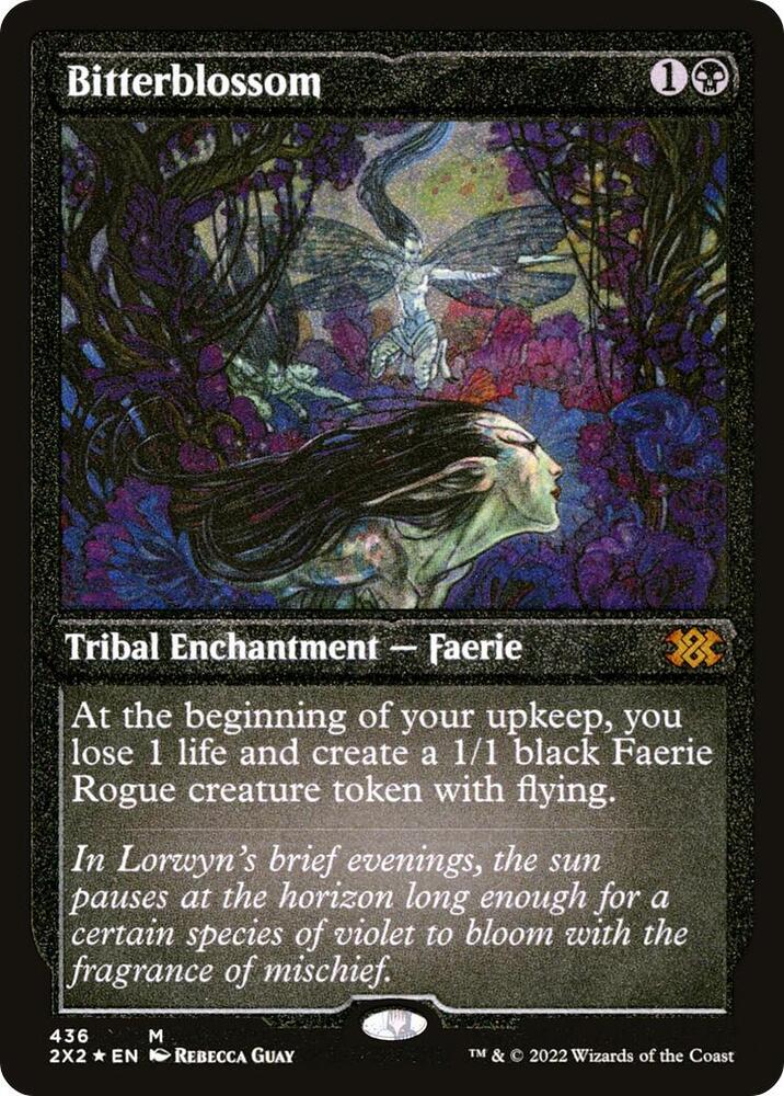 Bitterblossom (Foil Etched) (436) [Double Masters 2022]