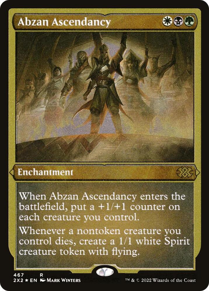 Abzan Ascendancy (Foil Etched) (467) [Double Masters 2022] [Etched]