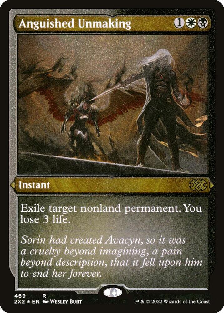 Anguished Unmaking (Foil Etched) (469) [Double Masters 2022]