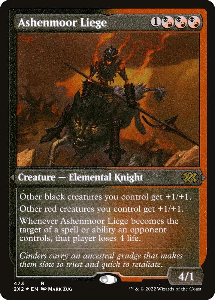 Ashenmoor Liege (Foil Etched) (473) [Double Masters 2022]