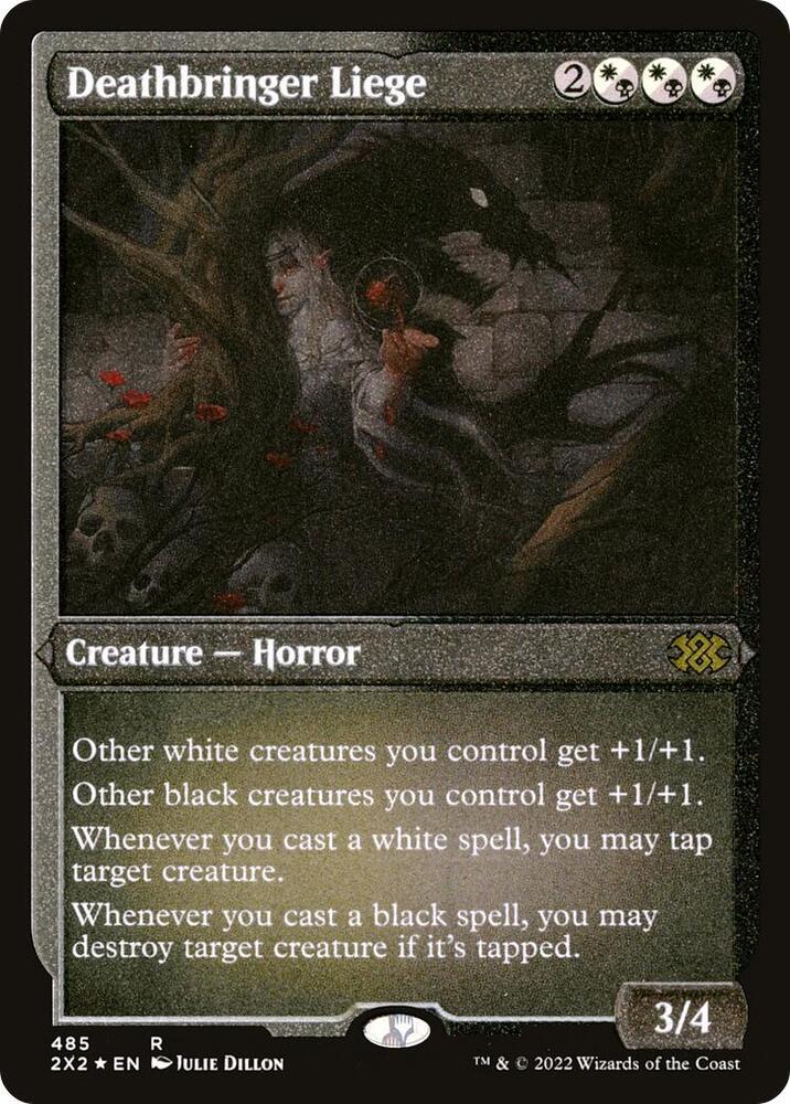 Deathbringer Liege (Foil Etched) (485) [Double Masters 2022]