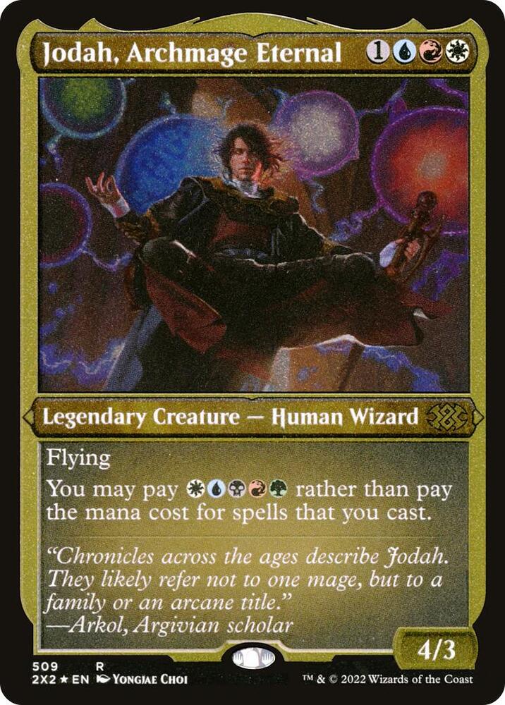 Jodah, Archmage Eternal (Foil Etched) (509) [Double Masters 2022]