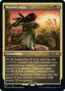 Mayael's Aria (Foil Etched) (524) [Double Masters 2022]