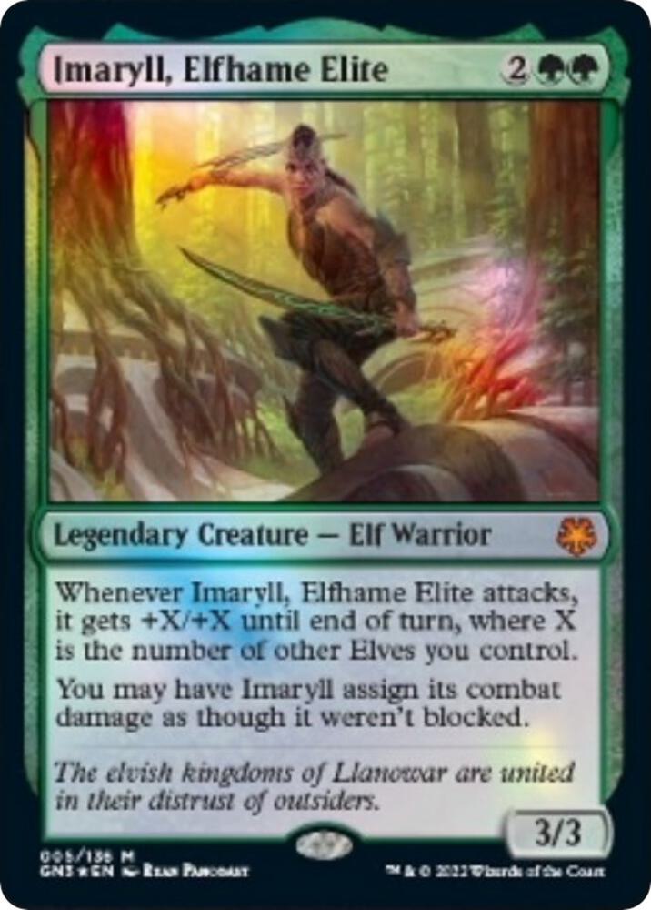 Imaryll, Elfhame Elite (5) [Game Night: Free-for-All]