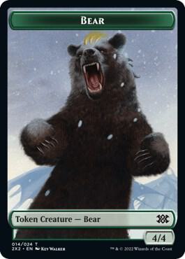 Bear // Angel Double-Sided Token (14 // 3) [Double Masters 2022]