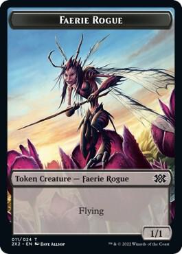 Faerie Rogue // Eldrazi Scion Double-Sided Token (11 // 1) [Double Masters 2022]