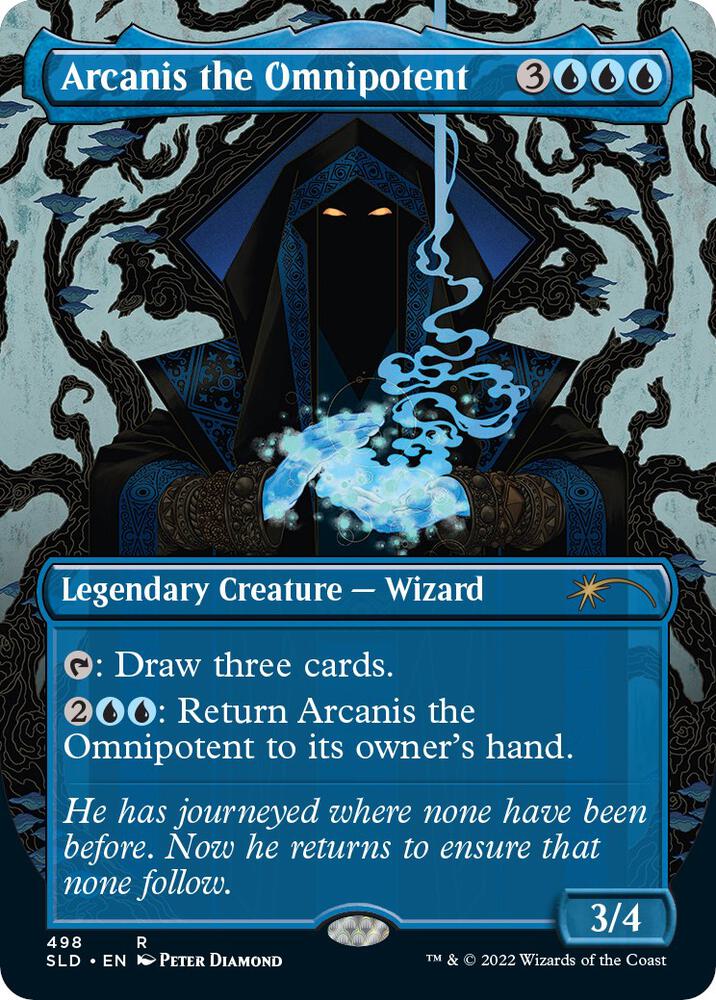 Arcanis the Omnipotent (498) [Secret Lair Drop] [Borderless]