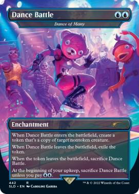 Dance Battle - Dance of Many (442) [Secret Lair Drop] [Borderless]