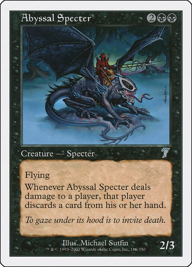 Abyssal Specter (116) [Seventh Edition]