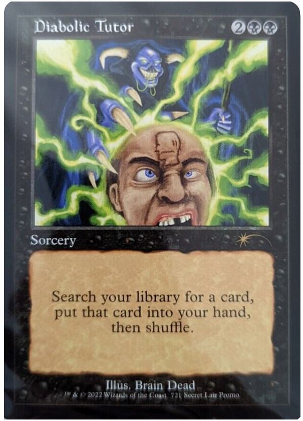 Diabolic Tutor (721) [Secret Lair Drop]