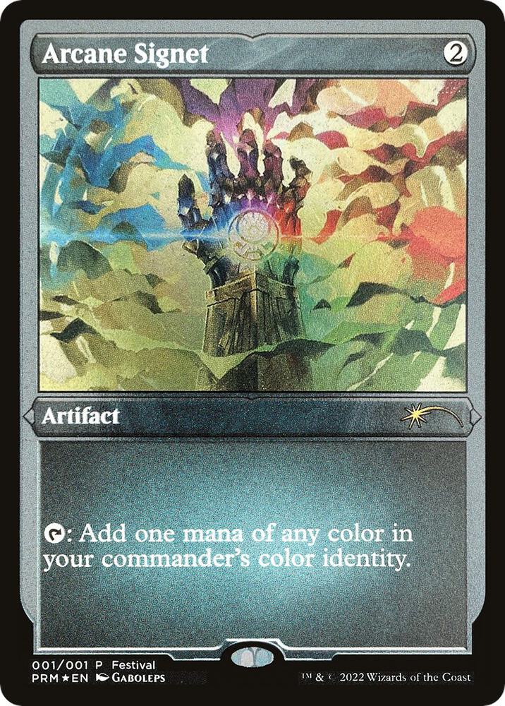 Arcane Signet (Foil Etched) (1) [MagicFest Cards]